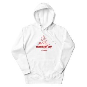 Namast’ay in the Sauna – Unisex Hoodie